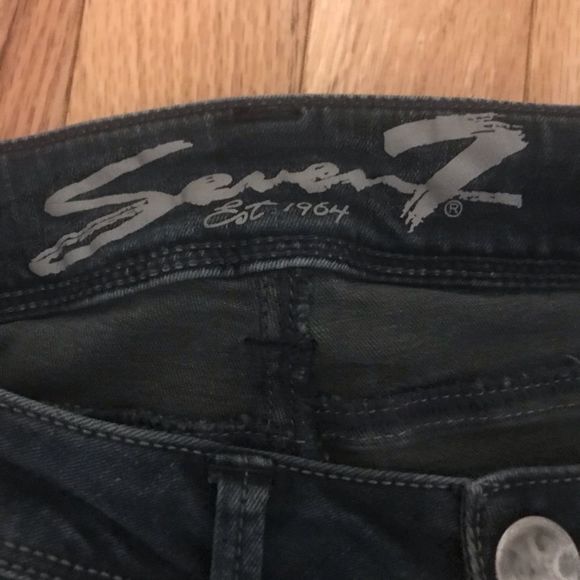 SEVEN7 | Dark wash distressed skinny jeans 4 - Picture 5 of 7